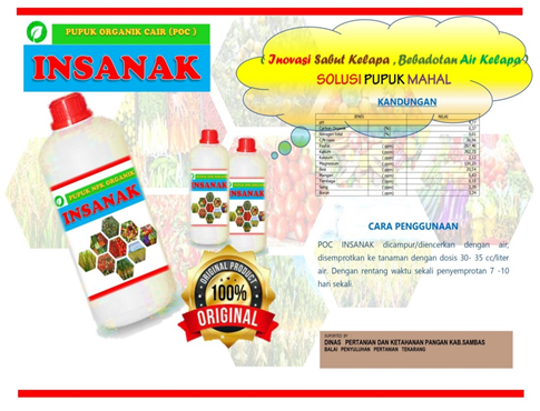 Pupuk Organik Cair (POC) INSANAK